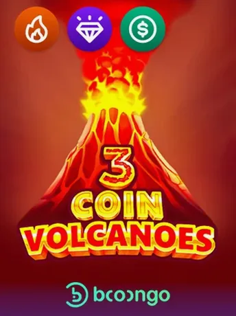Gokkast 3 Coin Volcanoes van 3Oaks bij Jumbo Casino