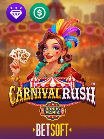 Gokkast Carnival Rush van Betsoft bij Jumbo Casino
