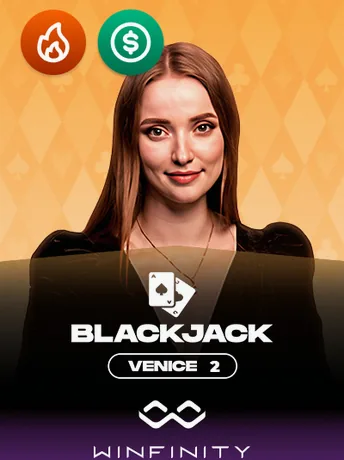Livetafel Venice BJ 2 Winfinity bij Jumbo Casino